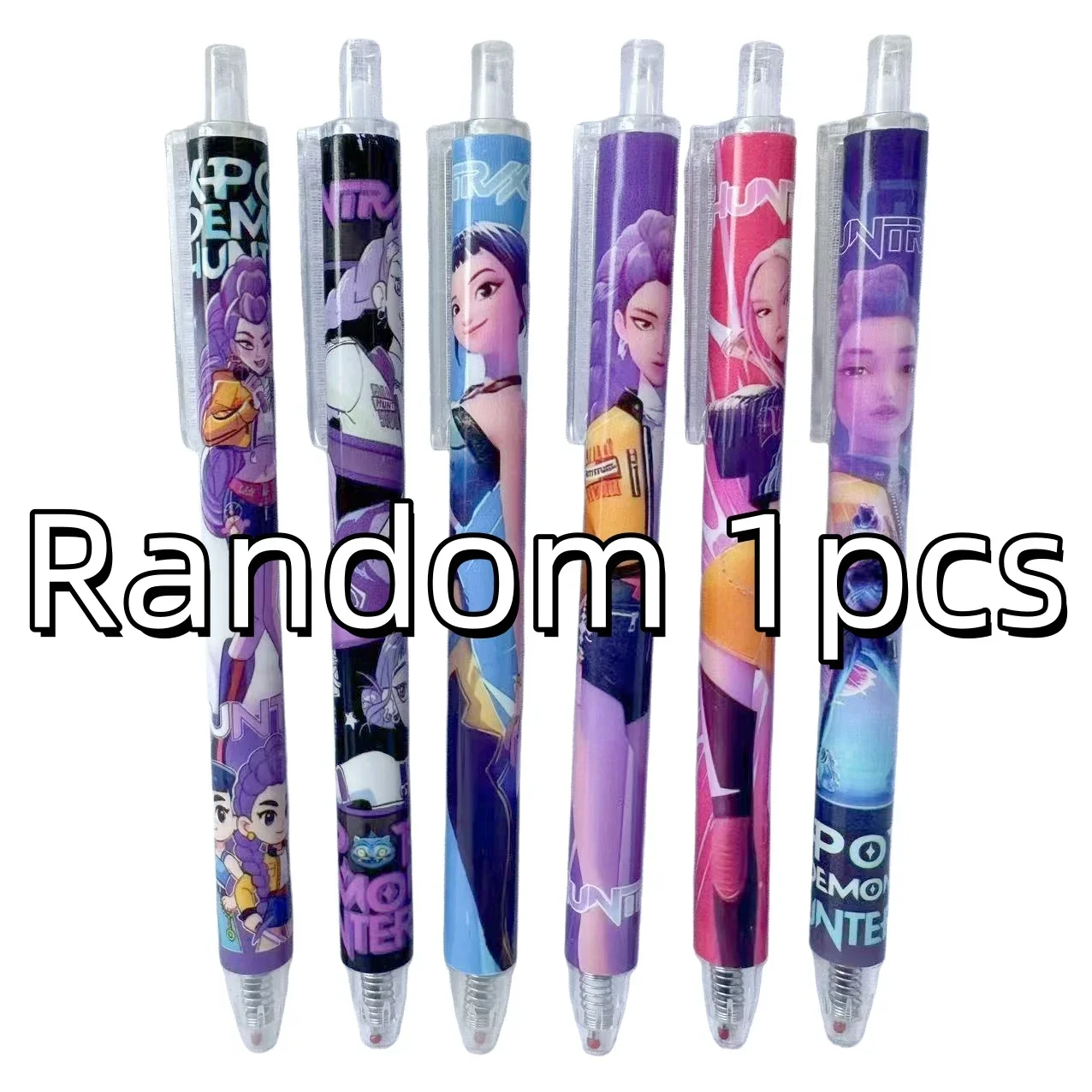 Anime Hunters-thema: Lumi, Mila, Zoi – gelpennen, schrijfgerei, leuke schoolspullen, perfect als kerstcadeau voor fans.