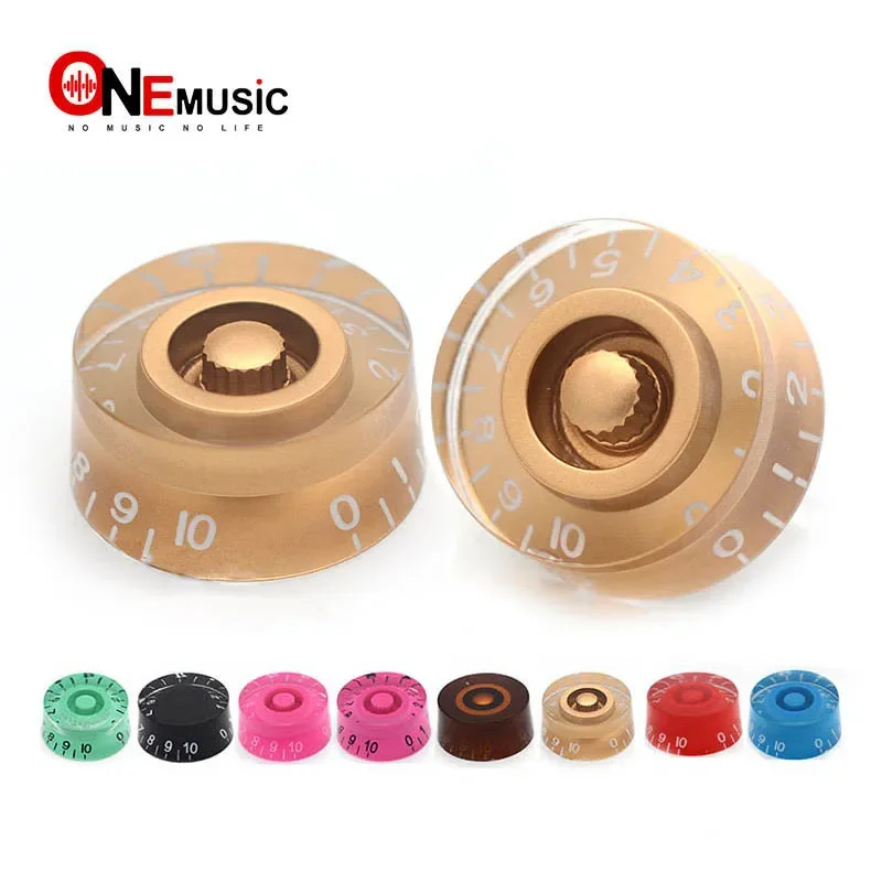 4pcs Muilty Color Plastic Speed Control Knobs for Electric Guitar Tone Volume Knobs Buttons