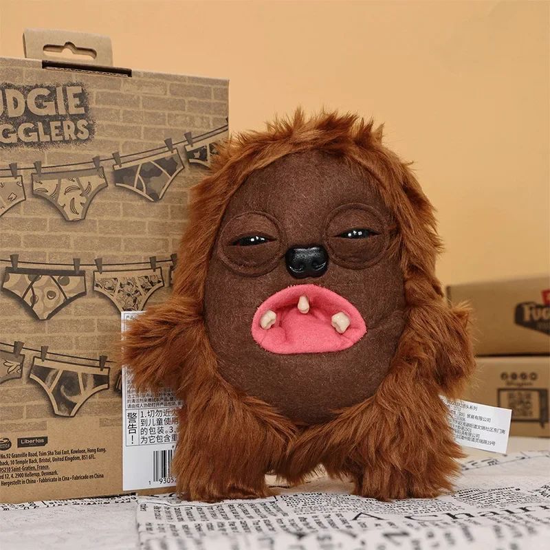 Fuggler nouveau Fuggs sur le bloc série poupée en peluche douce dents monstre laid Kawaii dessin animé jouet Style de rue enfants cadeau de noël