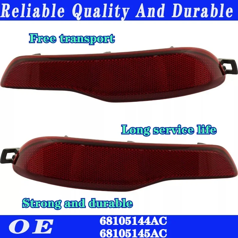 

High quality Rear Left or right Bumper Reflector Set For 2014-2018 Jeep Cherokee 68105144AC 68105145AC car accessories