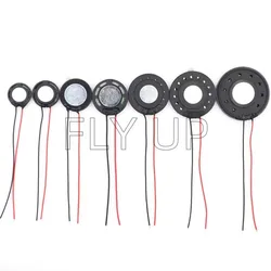 10pcs For Mobile phone small speaker, round diameter 10/13/15/16/18/20mm, 8 Ω, 1W, 0.5W plastic speaker