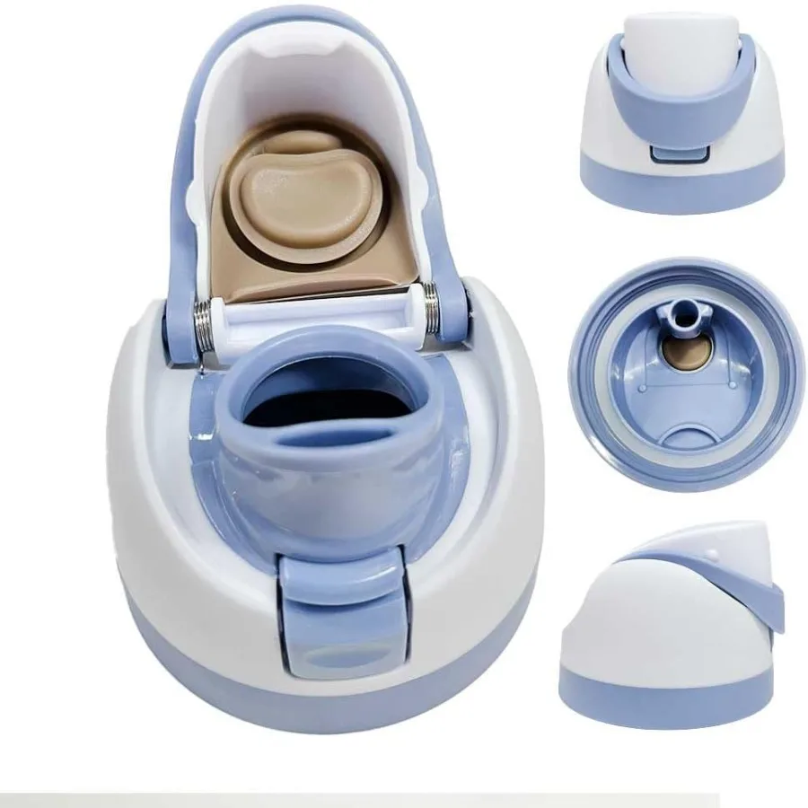 

Сменная крышка для бутылки с водой Freesip одной кнопкой, верхняя крышка, совместимая с чашкой, 16 унций, 24 унции, 32 унции, 40 унций, без утечки, замена переменного тока