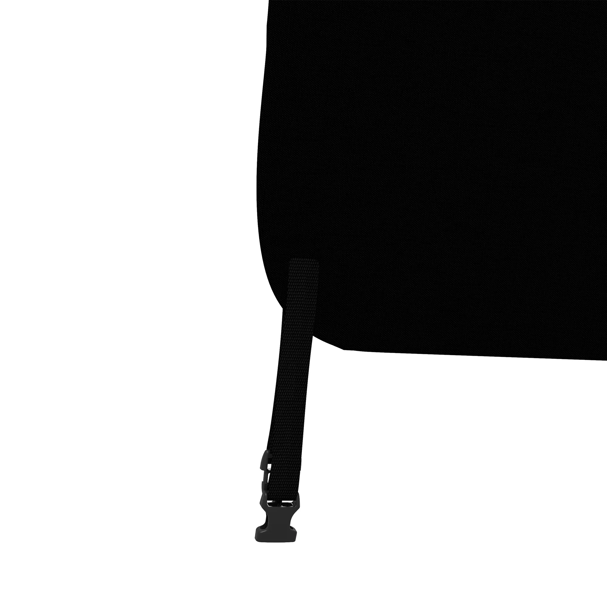 SPORTNOW Ping Pong Table Cover 257x153x5 cm in Black Polyethylene with Buckles and Zippers Included