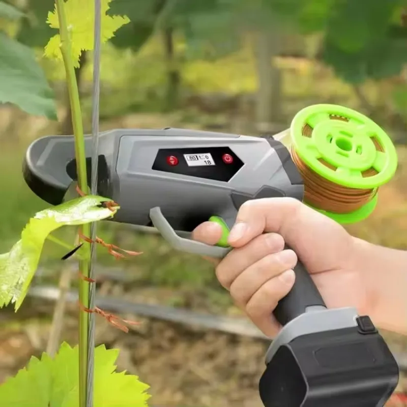 Fully Automatic Electric Branch Binding Machine Tomato Cucumber Grape Vine Binding Machine