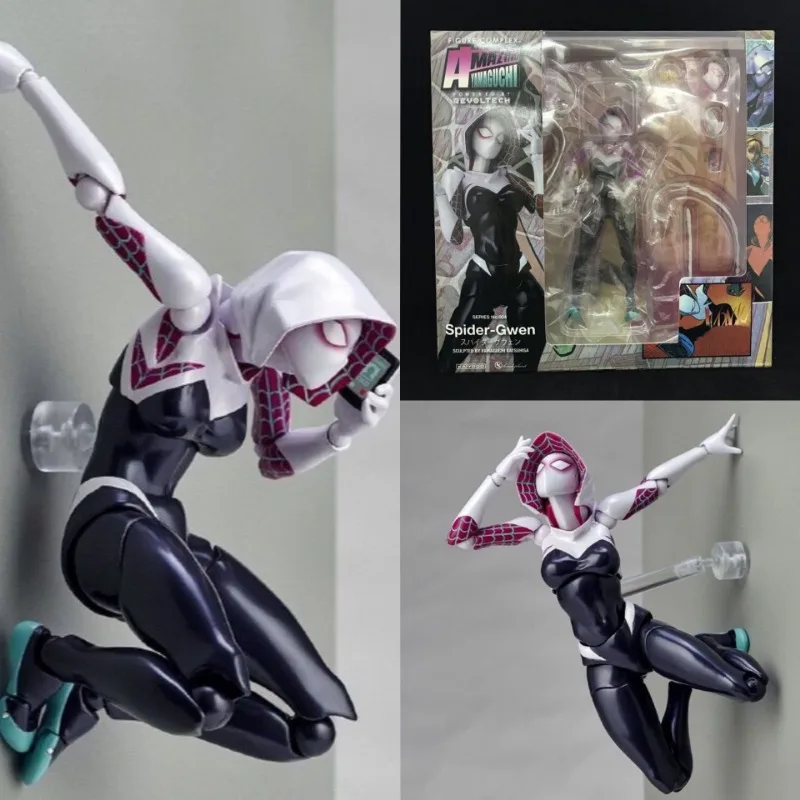 

Marvel legend The Avengers Anime Spider Man Woman Gwen Movable Action Figure Hobby Collectible Handmade Model Toy Figures gifts