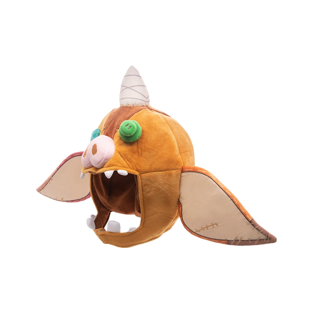 Cartoon Fantasy Bokoblin Cosplay Hat Men Women Plush Cap Headgear Outfits Halloween Carnival Costume Accessories Gifts