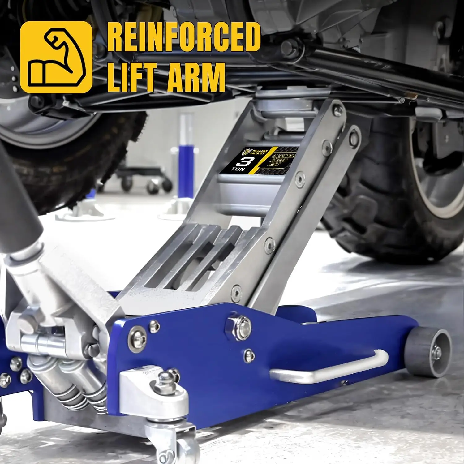 3 Ton Floor Jack Full Aluminum Ultra Lightweight Quick Rise Racing Floor Car Jack with Dual Pump Fast Lifting Low Profile Jack f