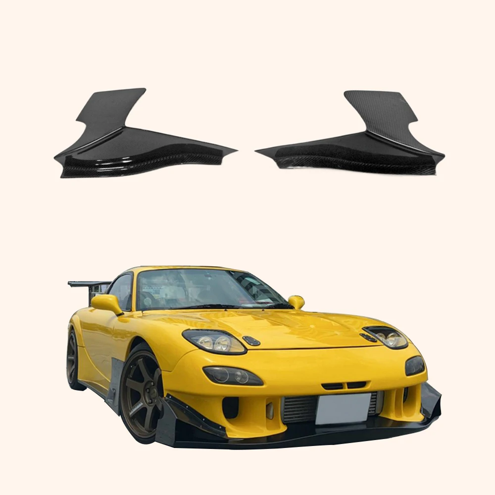 

Car Body Kit Canard Fin for Mazda RX-7 RX7 FD FD3S (RE-GT Bumper Only) Carbon Fiber Front Bumper Canard