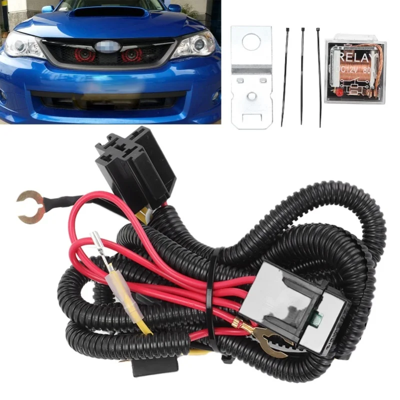 

E5 12V Horn Wiring Harness Relay Kit Set For Car Truck Grille Mount Blast Tone Car 12V Modified Horn Wiring Harness Relay Kits