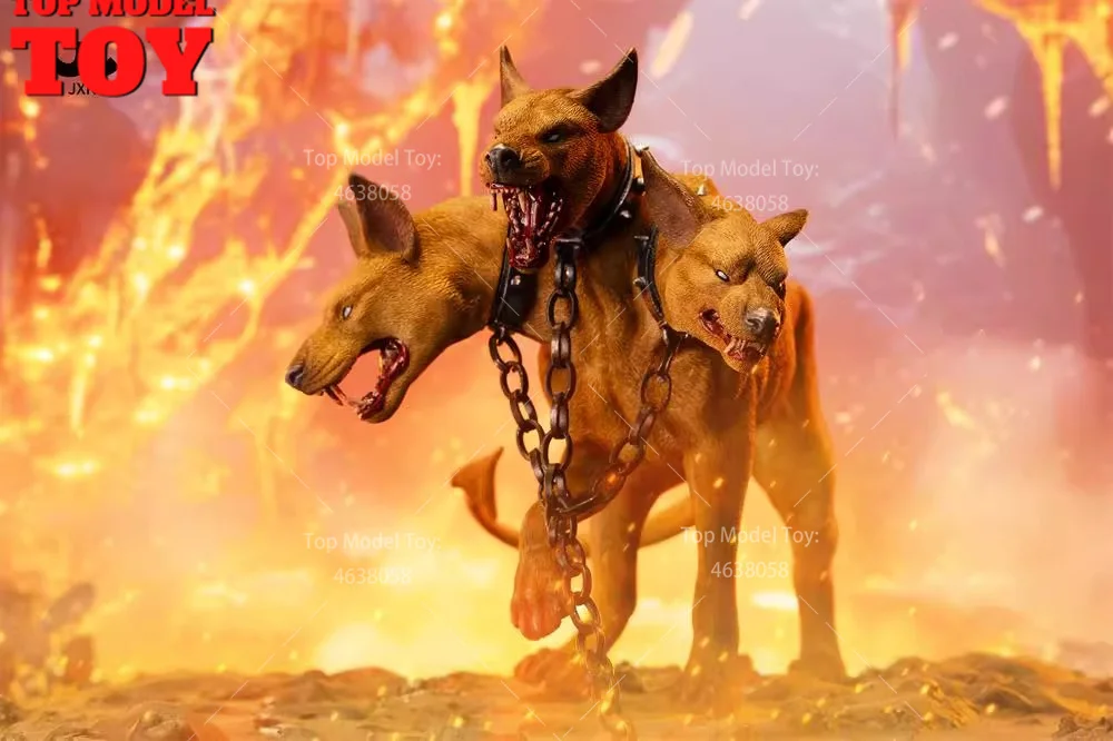 JXK JXK278 escala 1/6 infierno perro de tres cabezas modelo Animal accesorios de escencia para colección de muñecos de figuras de acción de soldado de 12"