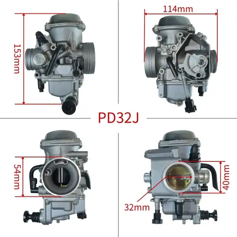 Карбюратор мотоцикла PD32J 32 мм для Honda TRX300 1988-2005 TRX350 1986-1987 TRX 300 350 4X4 UTV ATV Rancher 350ES 16100-HN5-M41