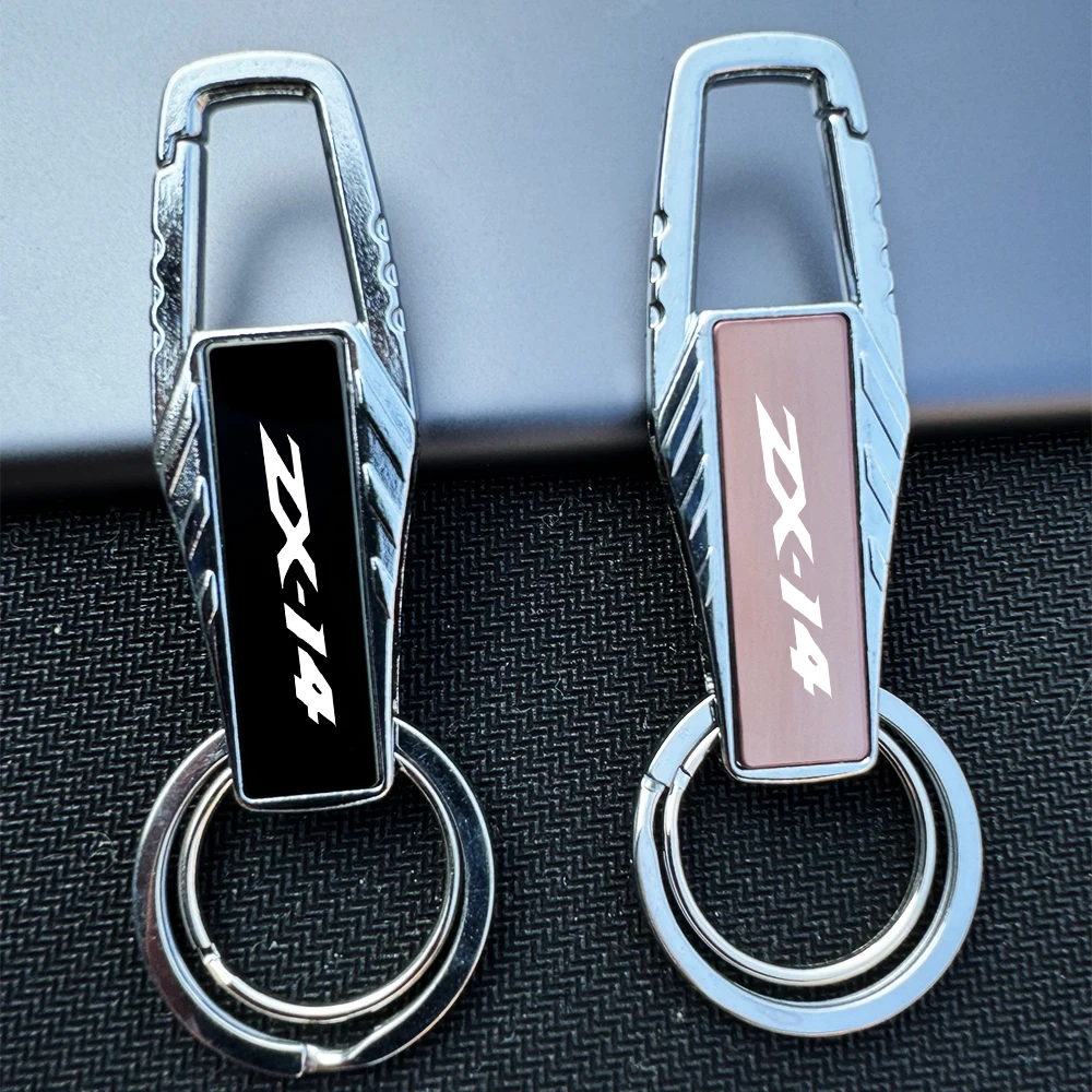 Motorcycle supplies Keychain Rings Key Chain Precious Metal For Kawasaki Z2008 ZX14 ZX14R