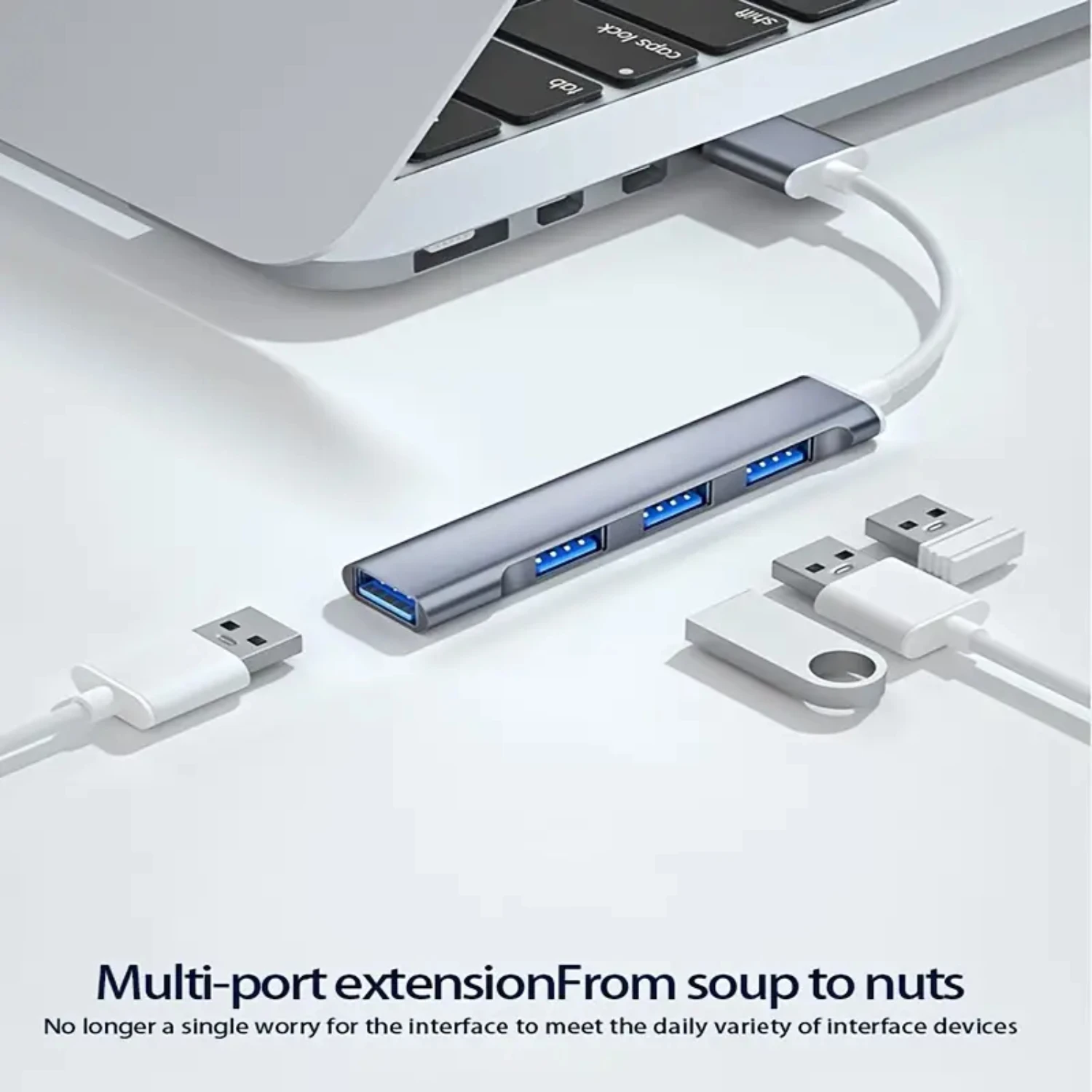 

Usb Extender Splitter Type C Multi-interface U Disk Expansion Dock Typec Suitable For Huawei Millet Apple Mac Laptop Tpc Convert