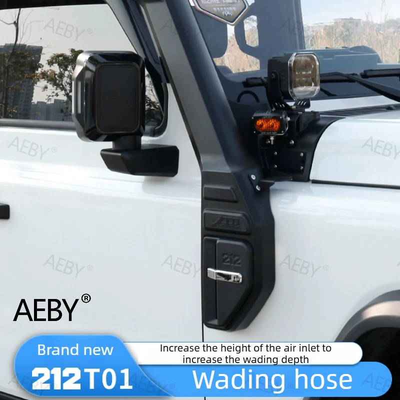 AEBY For BAIC 212 T01 Snorkel raised air inlet,air intake system,Waterproof and dustproof engine protection,wading throat
