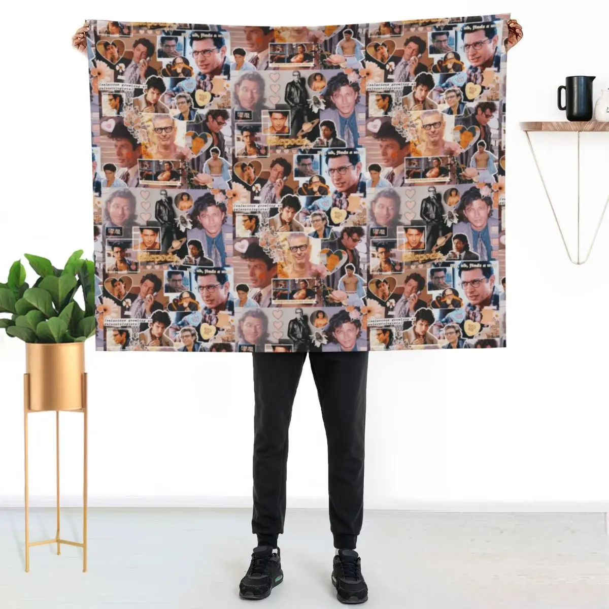 

Jeff Goldblum Throw Blanket Soft Cozy Blanket for Pet Kids Adults