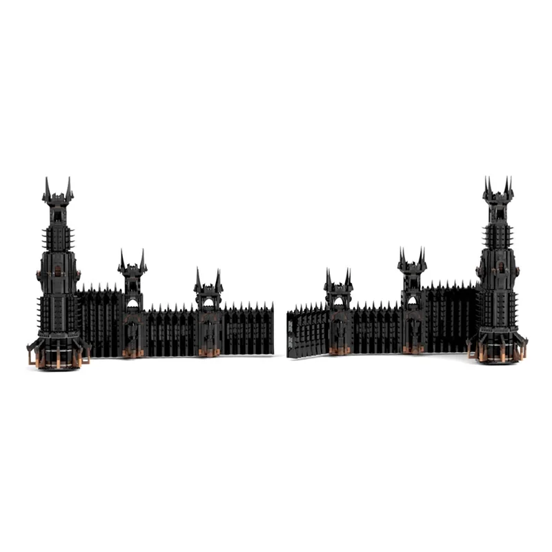 

НОВЫЙ 10510 шт. MOC Lord of The Ringsed Movie MOC LOTR Black Gate Модель DIY креативные идеи Детская игрушка Сборка Головоломка Подарок на день рождения