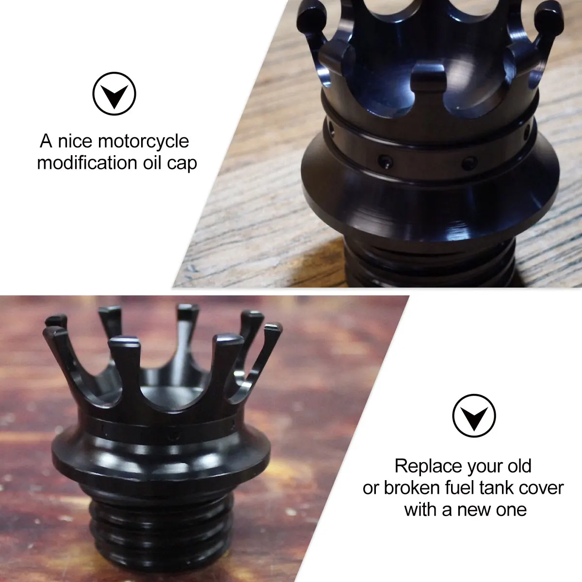 

Fuel Cap Gas Cover for Motorcycle Design Oil Accessory Easy Installation