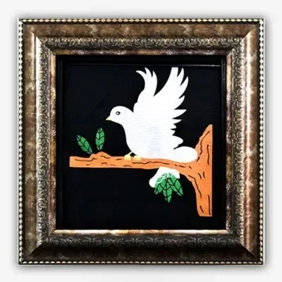 Deluxe Dove Picture To Real Dove Stage Magic Tricks Dove Appear from Frame Illusion Magia Magie Magicians Prop Gimmick Accessory