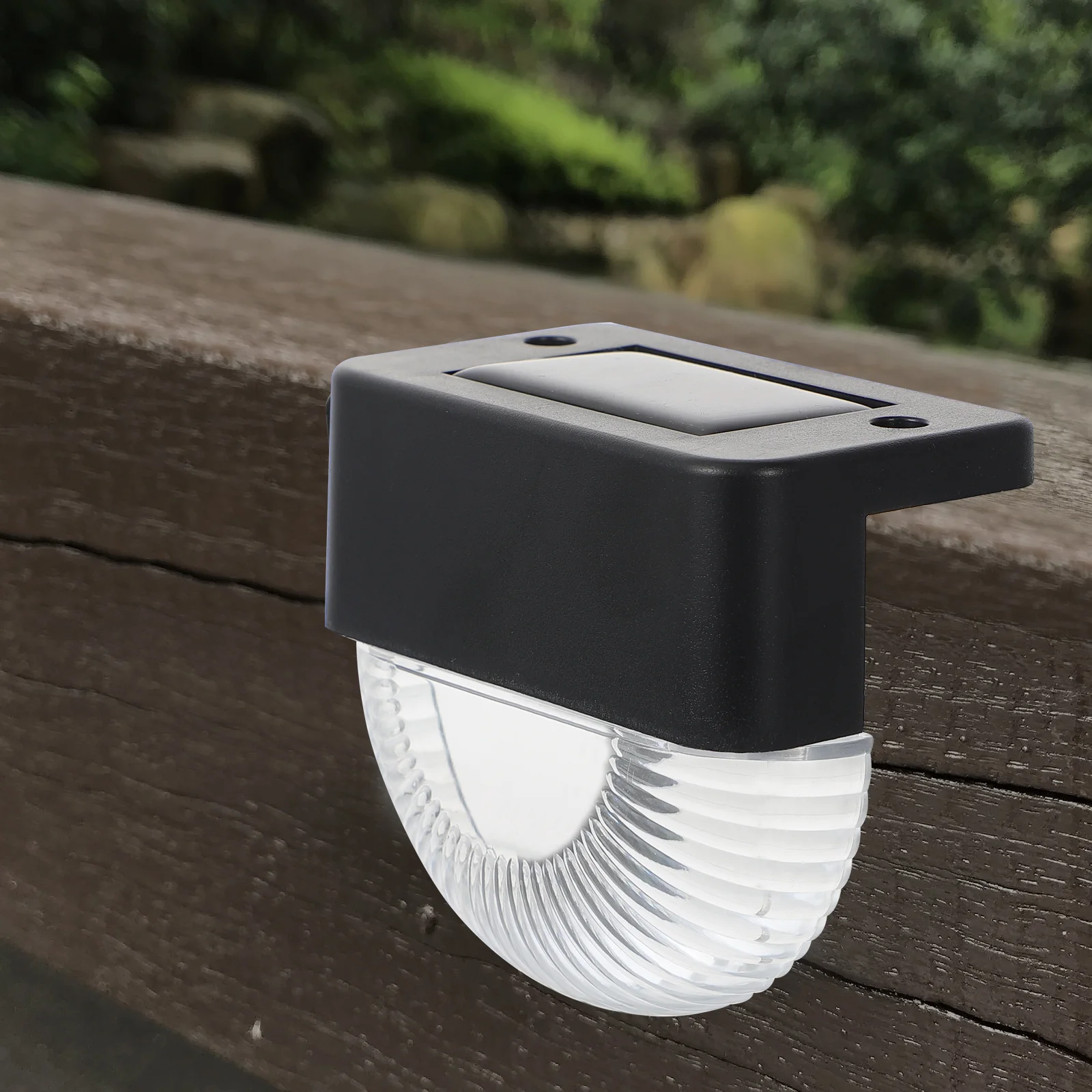 4 قطعة أضواء الفناء الشمسية في الهواء الطلق إضاءة مقاومة للماء الجدار مصباح لحديقة مسار سطح السفينة سياج مشرق إضاءة حثي ديكور #1