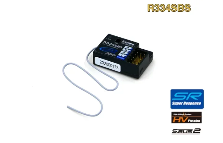 FUTABA R334SBS R334SBS-E T-FHSS SR S.Bus Super Response TFHSS 4-Channel Receiver RX For EP Car airplane Models