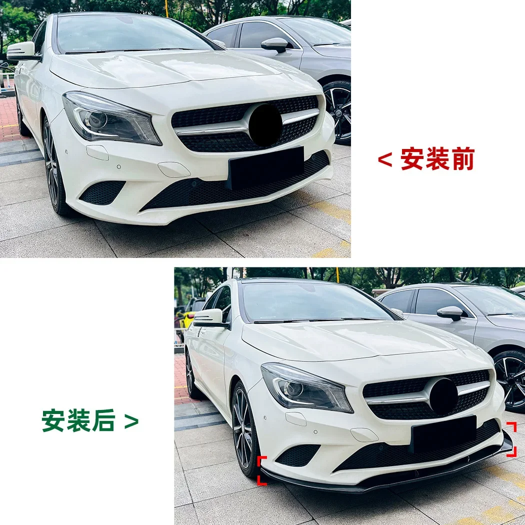 For Benz CLA Class C117 pre 2013-2015 standard version front bumper, front lip, front shovel exterior modification