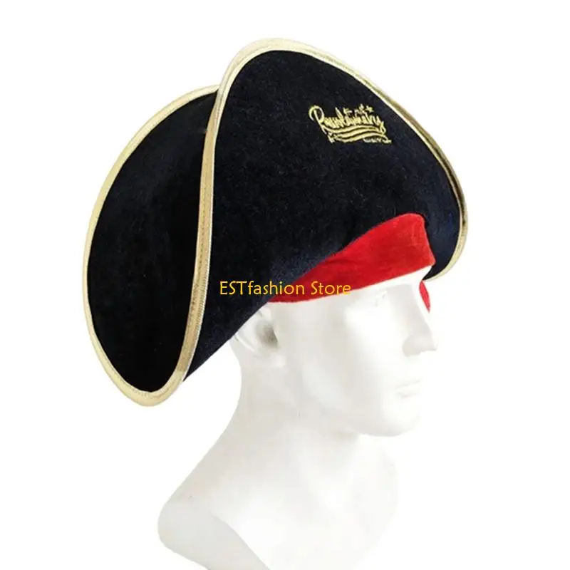 Y5GC Cosplay Costume Pirate Hat Headwear For Family Event Group Activity Photoshoots