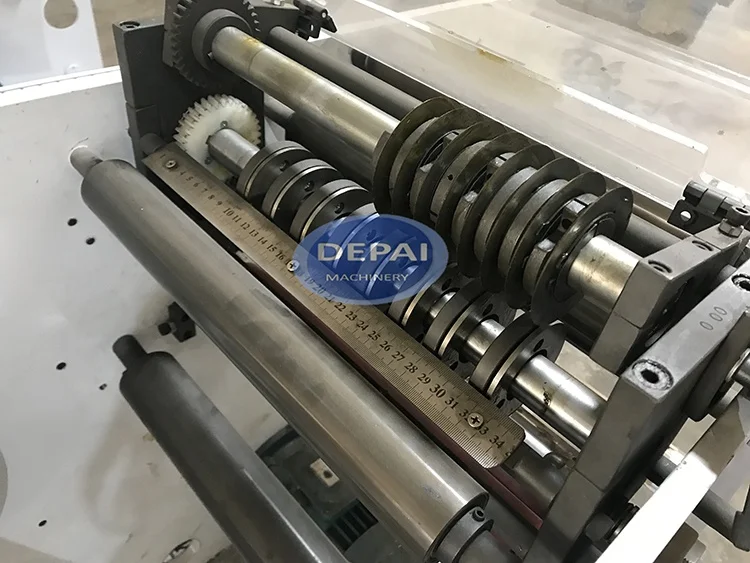 High speed Automatic Turret Adhesive Label Slitter and Rewinder