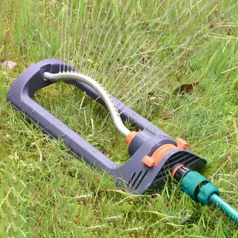 Automatic Lawn Swing Sprinkler 19 Nozzle High Efficiency Garden Sprayer for Plant Nursery Lawn Agricultural Watering