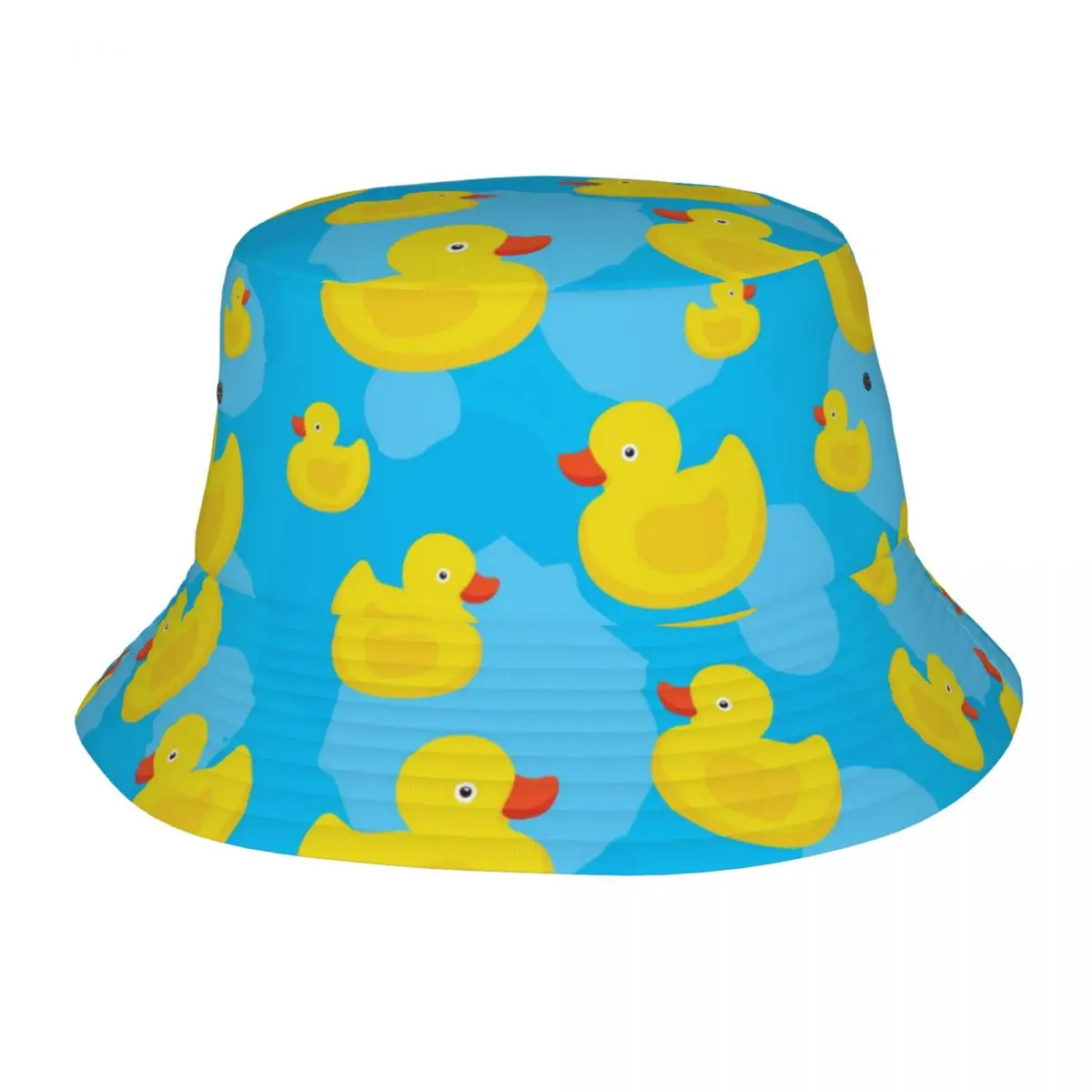 Summer  Headwear Cute Yellow Duck Accessories Bucket Hats Trendy Unisex Sun Hats Animal Panamka Fishing Fisherman Hats Sport