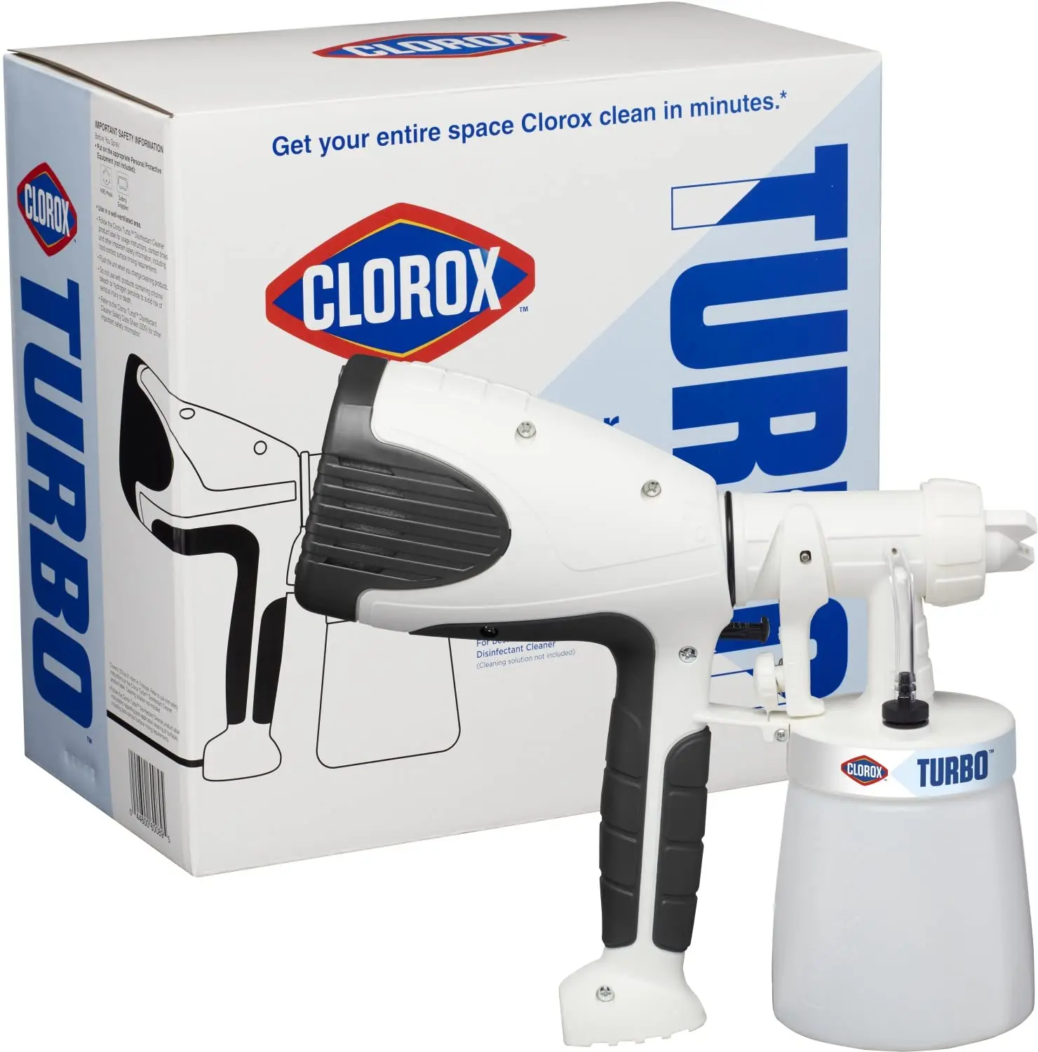 

Handheld Power Sprayer for Quick Disinfecting - Adjustable Mist, No Wiping Required