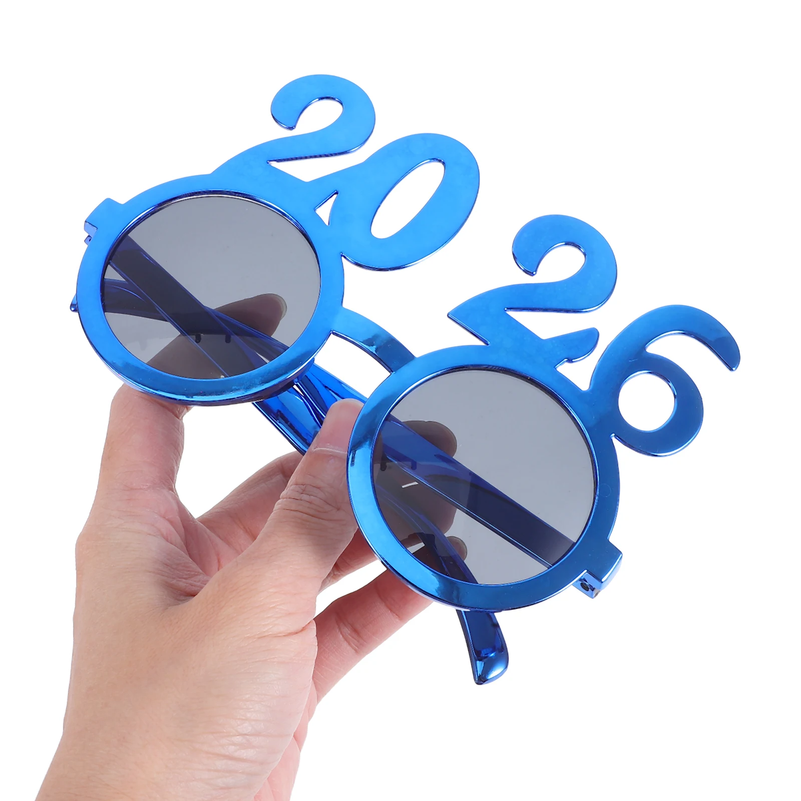 

4 Pcs Glasses 2026 Party Decorative Mirror Happy New Year's Eve Toy Eyeglass Number
