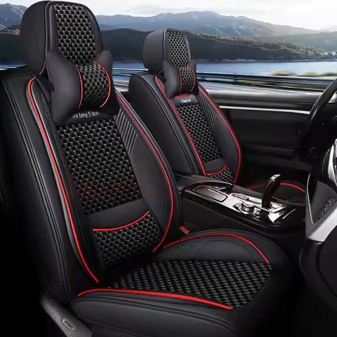 Universal Style Luxury Ice Silk Car Seat Cover for Dodge Challenger Megane 3 Chevrolet Sonic JAC T8 Interior Accessories
