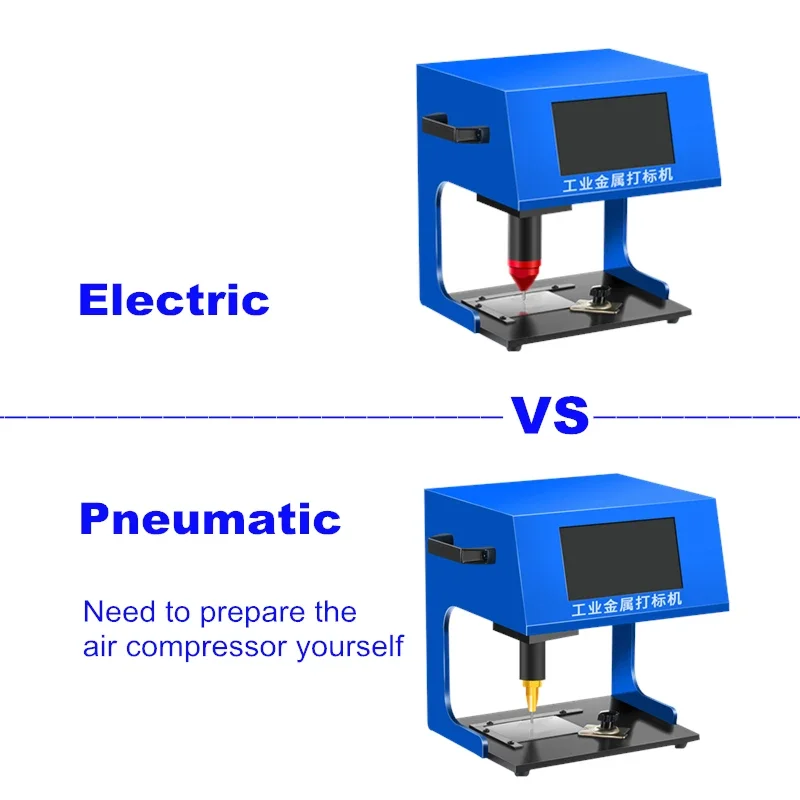 LY Desktop Marking Machine 400W Pneumatic Electric 170*110mm Touch Screen Nameplate Metal Engraving Machine Without Computer Use