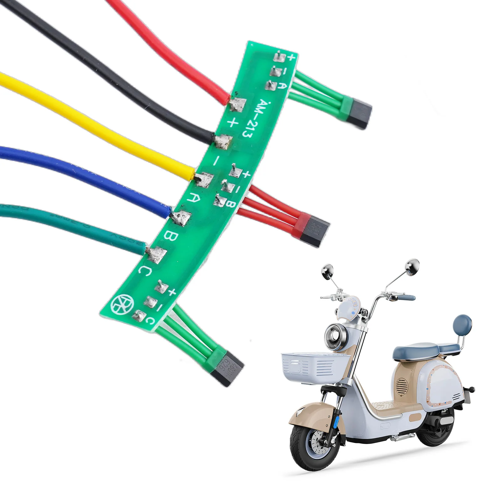 Electric Vehicle Hall Sensor Cable Motor PCB-Parts Board With 120-Degree Wires Electrical Panel E-bikes Accessories 5cm/1.97inch