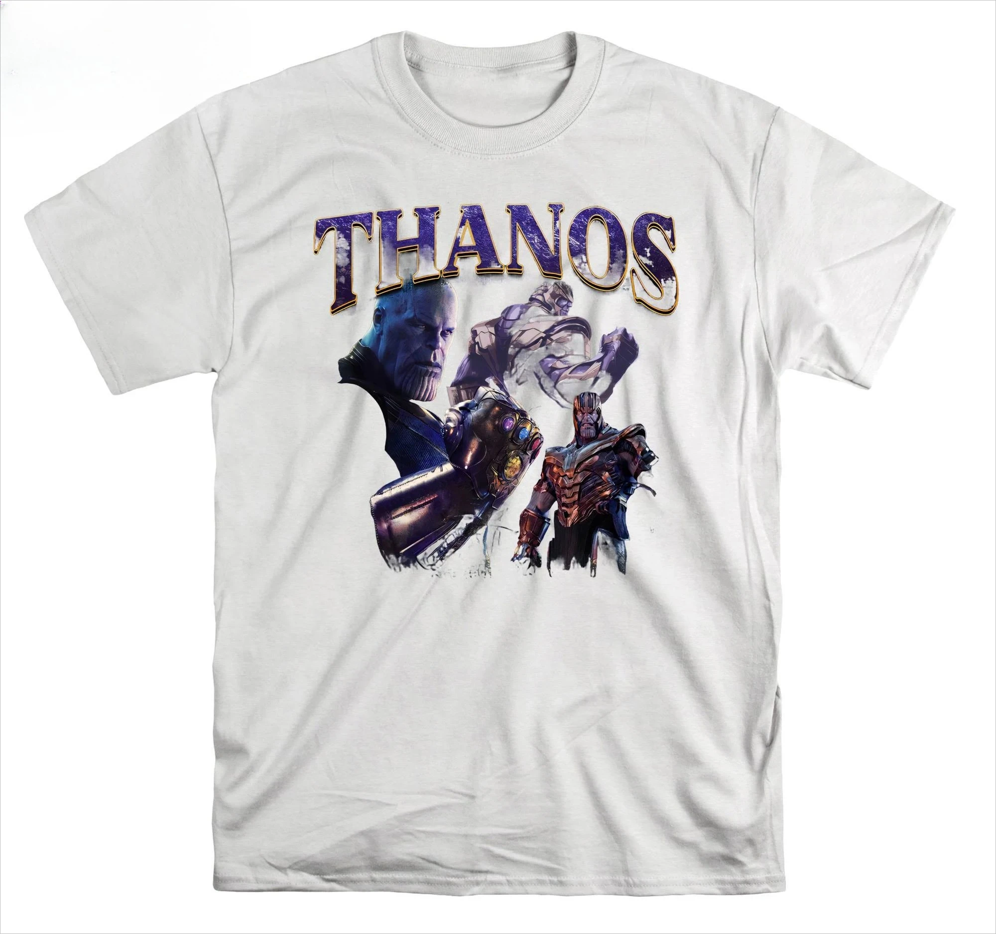 

Thanos Poster Marvel Graphic T-shirt Summer Men's and Women's Loose and Breathable T-shirt Top
