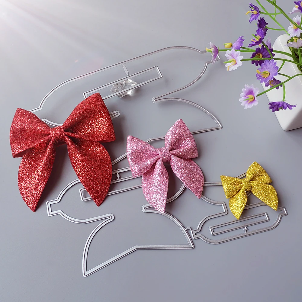 New 3 beautiful bows cutting dies scrapbook decoration embossed photo album decoration card making DIY crafts