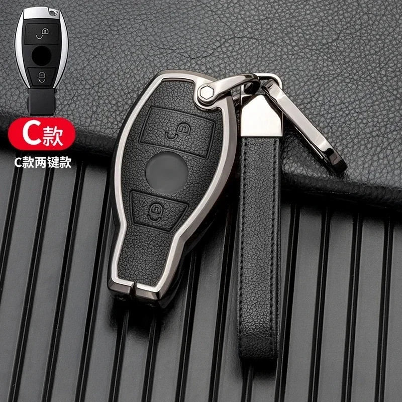 Car Key Case Cover 2/3Button Shell Fob for Mercedes Benz W204 W463 W176 W251 W205 A200 A260 A C R G Class GLA CLA GLK GLC CLS