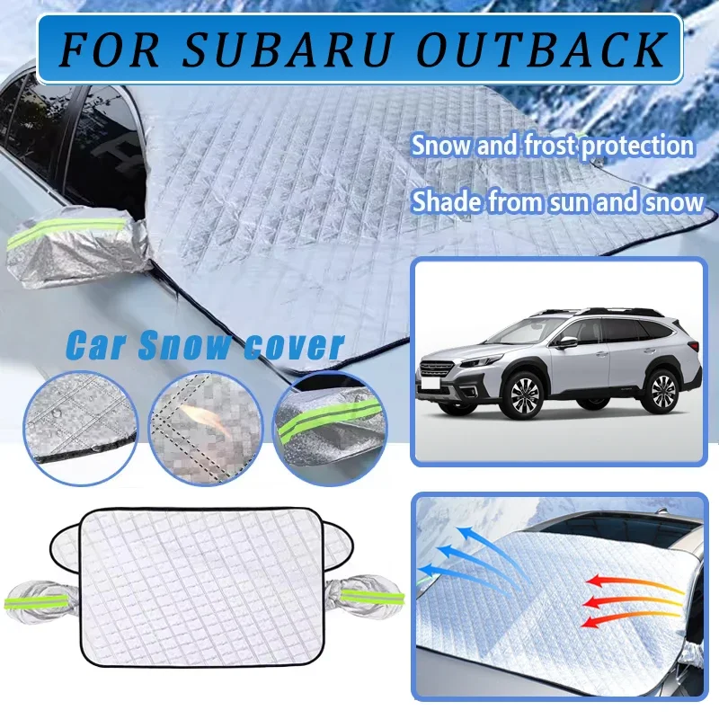 

Thickened Car Now Sunshade Windshield Cover With 5/9 Magnets UV Protection Anti Snowboard Sunlight For SUBARU OUTBACK