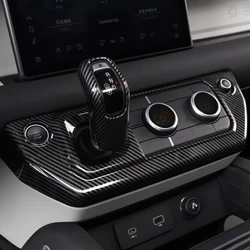 For Land Rover Defender 90 110 130 2020-24 Center Console Gears Air Conditioning Mode Frame Cover Trim Stickers Car Accessories