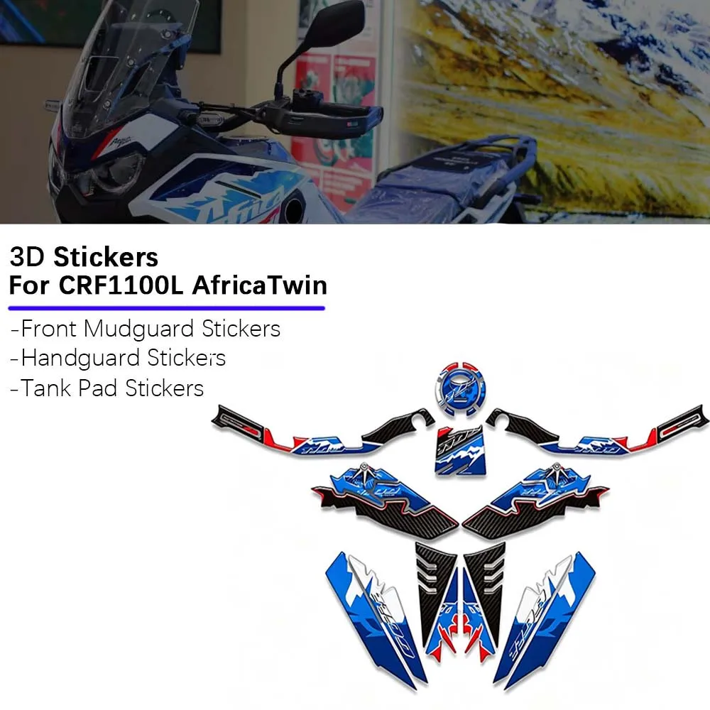 Tank Pad Cap Fairing Fender Stickers Decals Motorcycle New For CRF 1100L 1000 L CRF1100L CRF1100 Africa Twin Sports 2024 2025 20