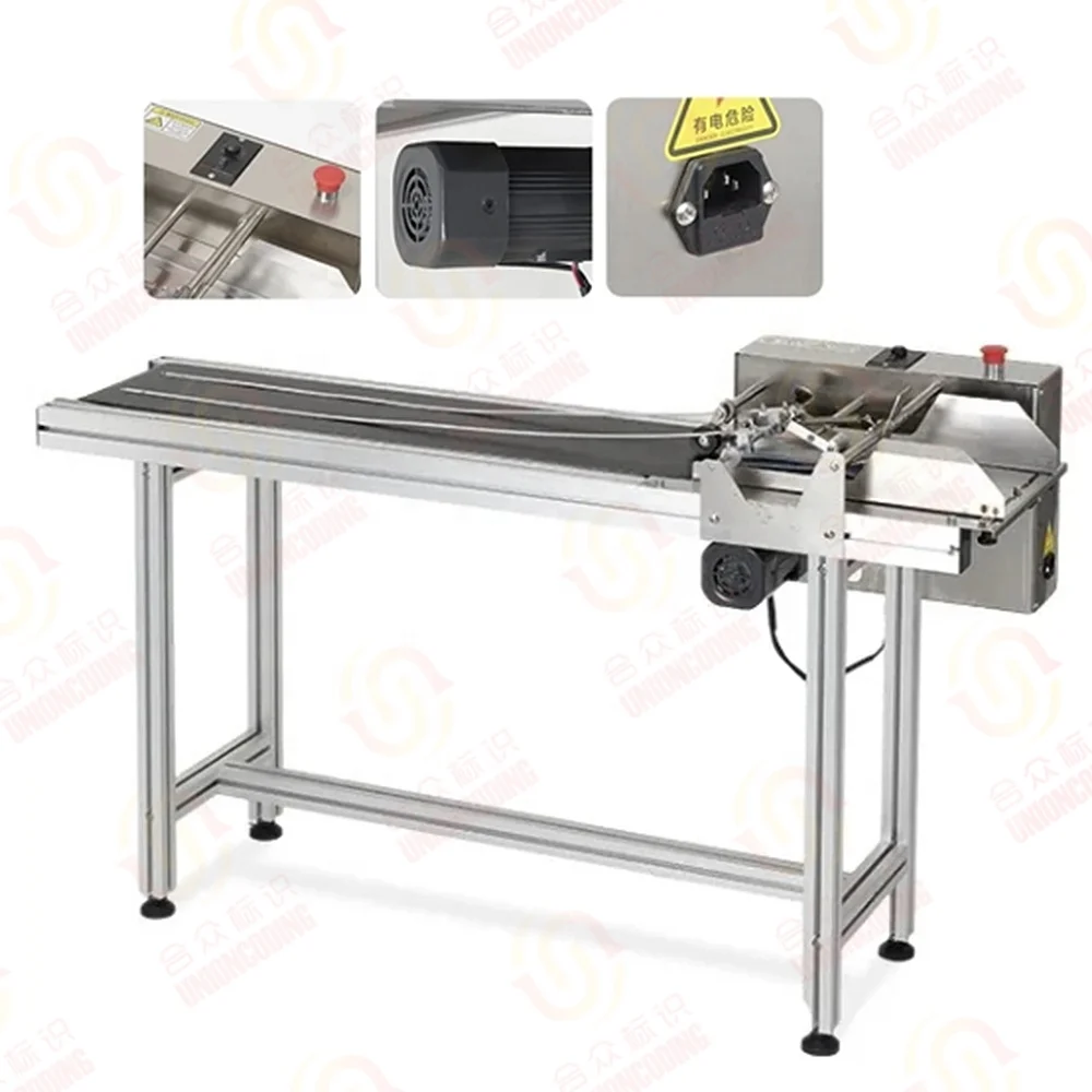 Máquina automática de paginación de conteo de bolsas de plástico para fecha, número de serie, impresora de inyección de tinta, embalaje de alimentos, Material de madera, película de caja de cartón