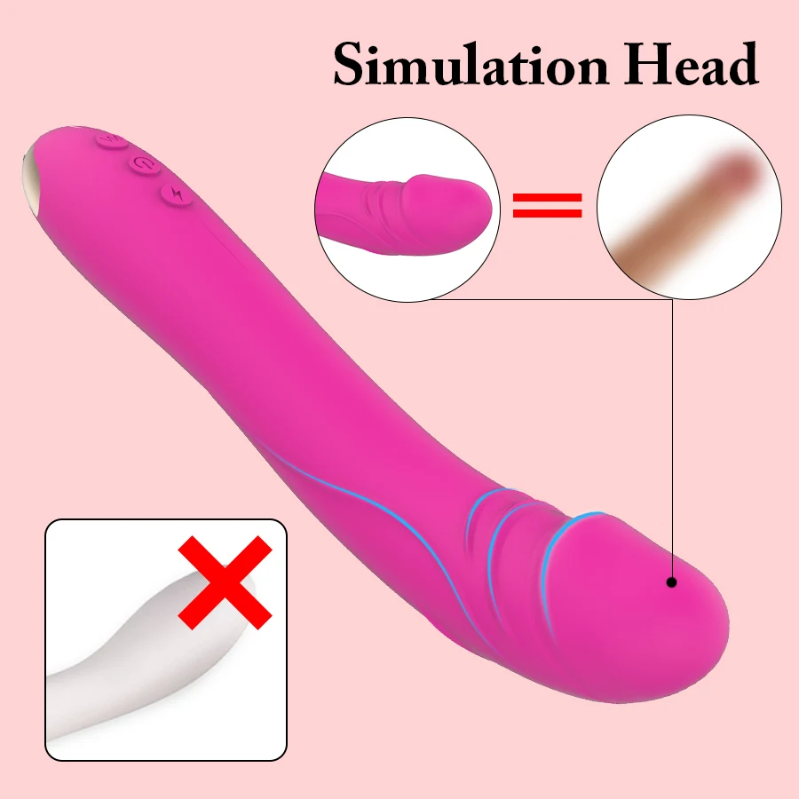 FLXUR Lengthened Dildo Vibrator for Women Vagina Clitoris Massarger Erotic Toys Soft Skin Feeling Sex Products for Adults