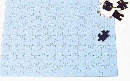 10 sets Sublimation Magnetic Picture Frame Jigsaw Puzzles DIY Thermal Transfer Custom Puzzle for Children's Gifts