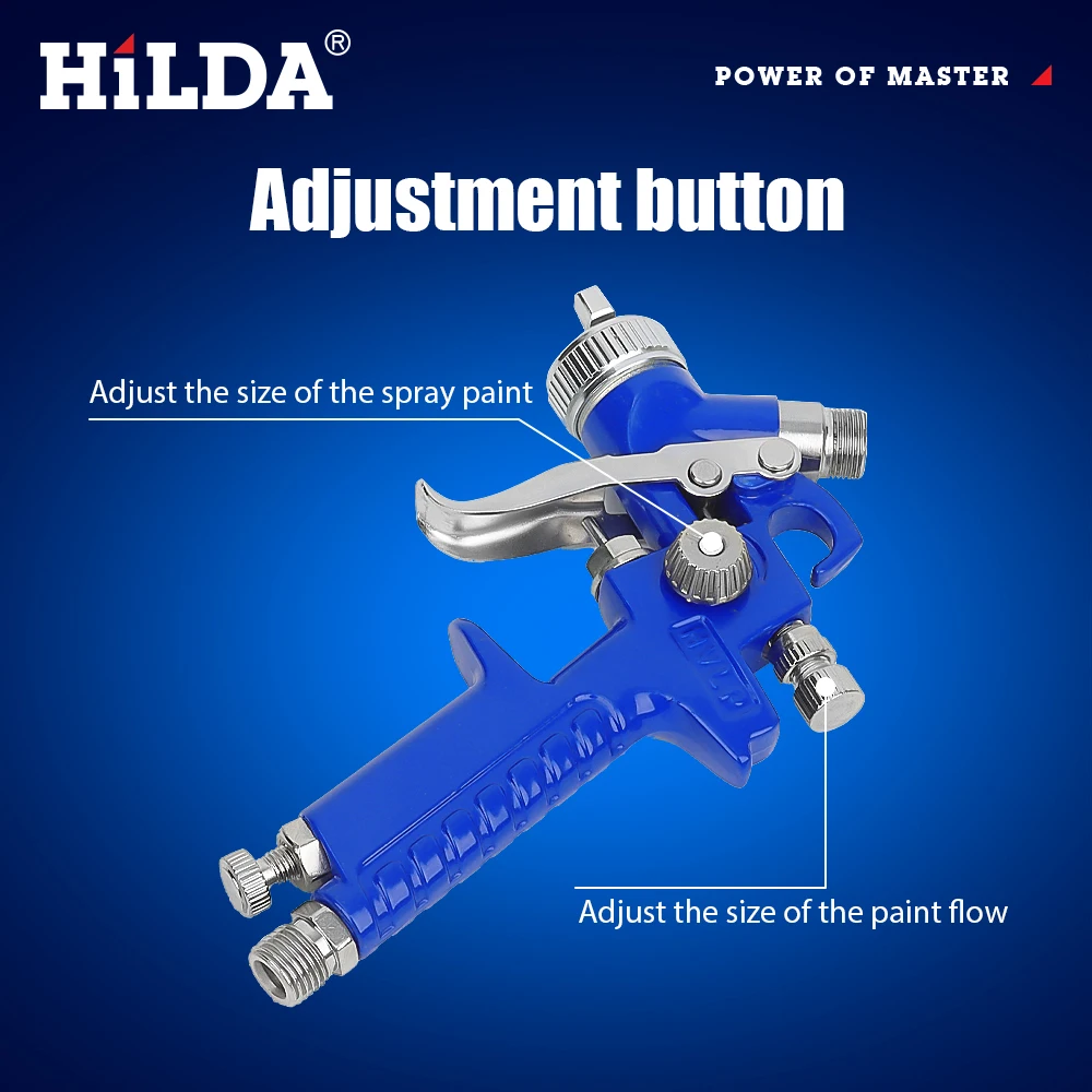 Hand betätigte H2000 Spritzpistole pneumatisches Werkzeug kleine Reparatur pistole für Automobil möbel