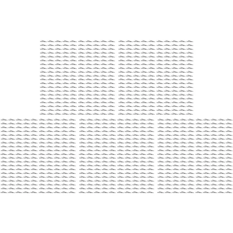 ABSE-1000 Pcs Silver Tone Metal Alligator Clip Crocodile Clamps