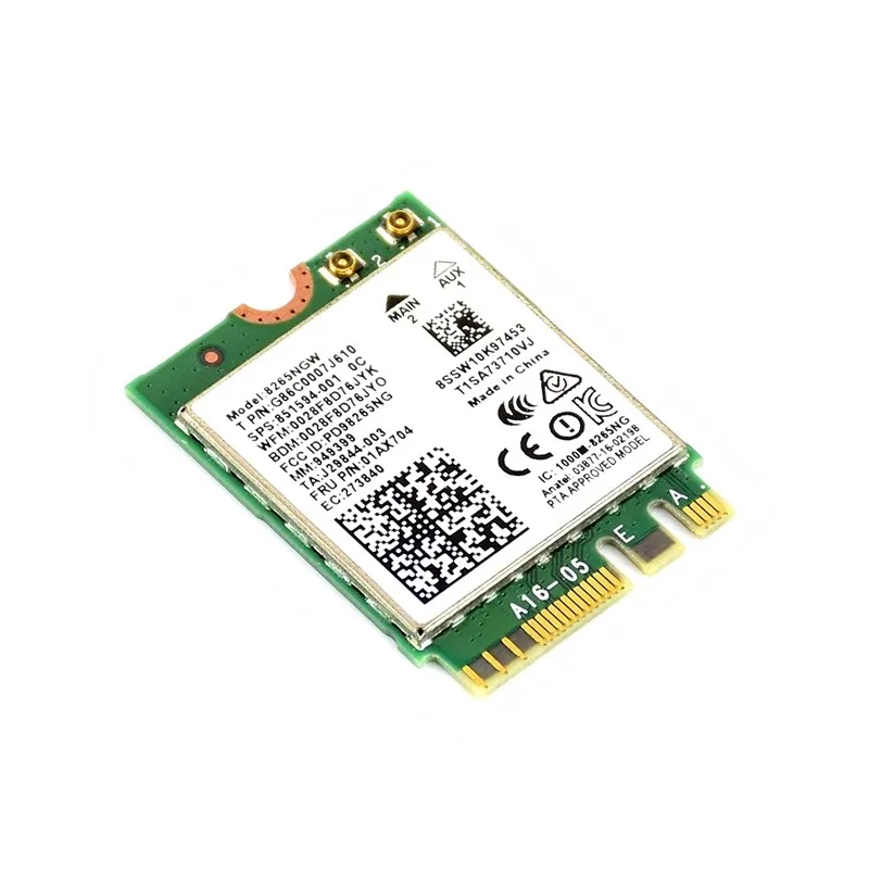 Dual Band Wireless Wifi Card For Intel 8265 AC AC8265 8265NGW M.2 2.4/5GHz