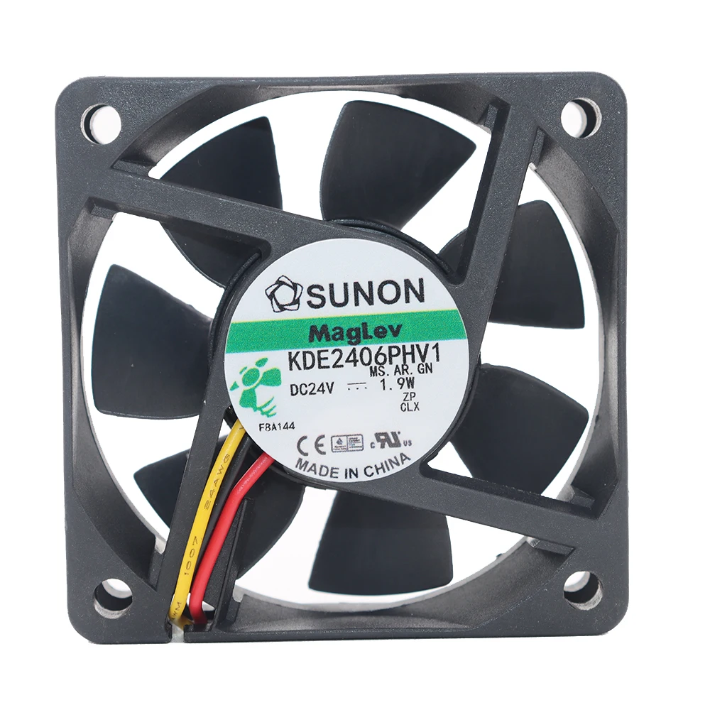 

Original SUNON KDE2406PHV1-A 24V 1.9W 6015 6CM 3-wire silent cooling fan
