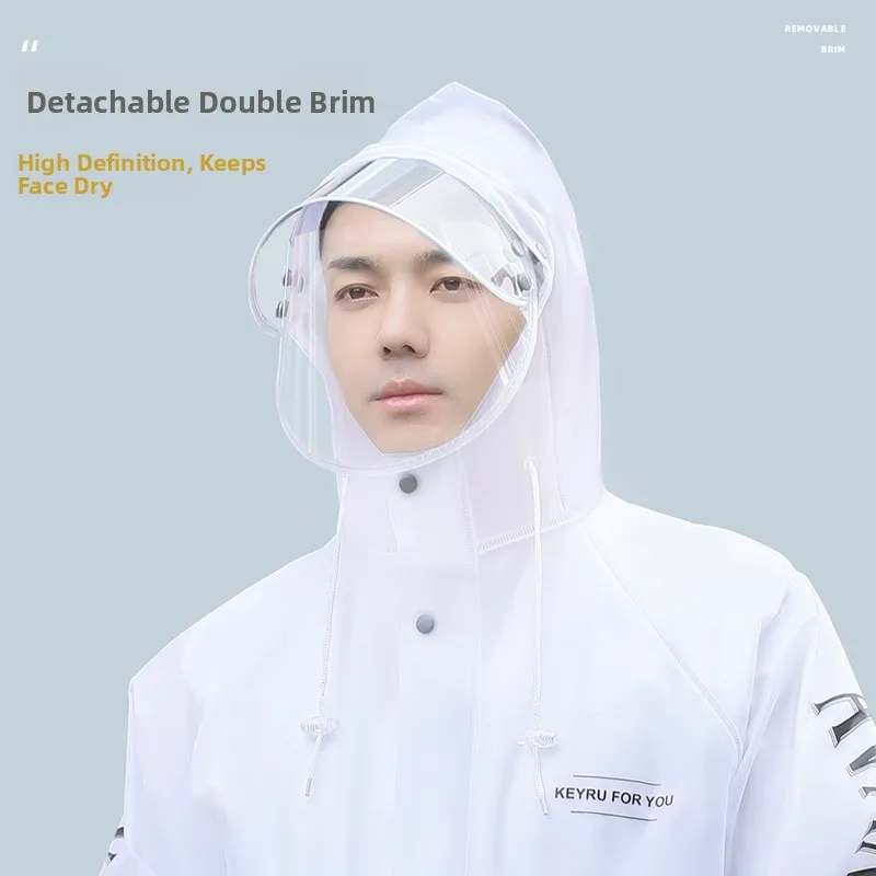 

Men's Raincoat Rainpants Set Waterproof Motorcycle Vehicle Riding Rainwear Full Body Separate Design very Rider