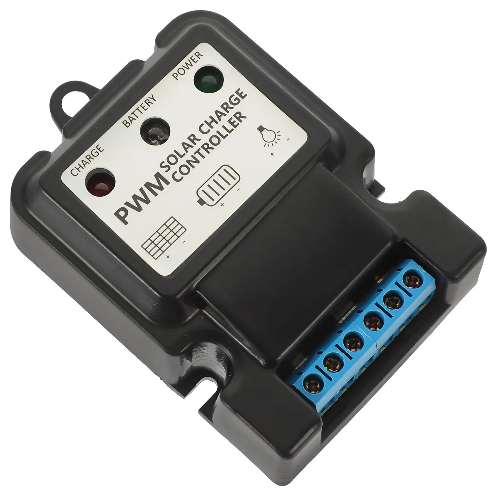 Контроллер заряда солнечных батарей PWM 10А 6В/12В с LED-дисплеем и защитой от перегрузки для солнечных энергосистем