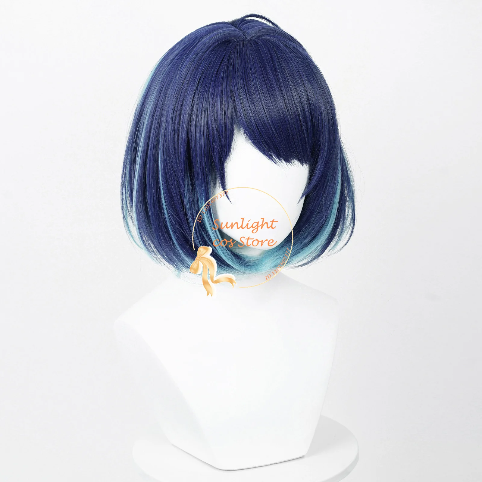 Anime Akane Kurokawa Cosplay Perücke 34cm/70cm dunkelblau Farbverlauf Kurokawa Akane Perücken hitze beständige Kunst haar Frauen Perücken